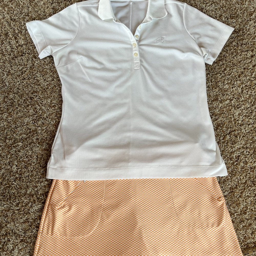 Womens Golf Outfit Skort and shirt